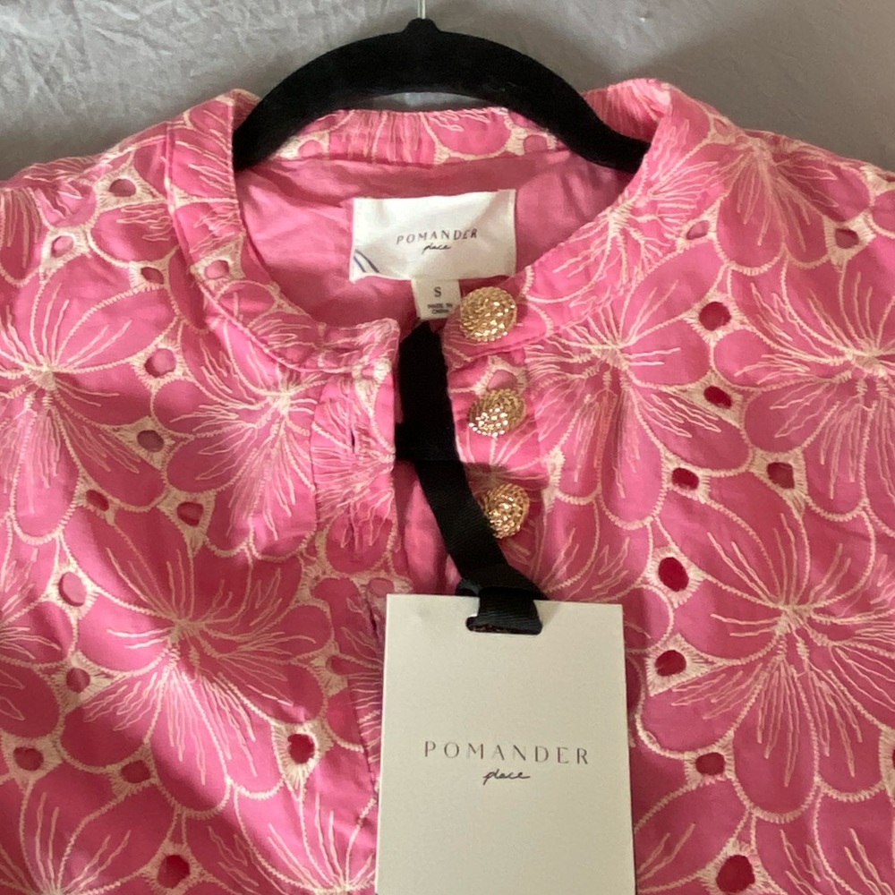 Pomander Place Vibrant Pink Floral Dress